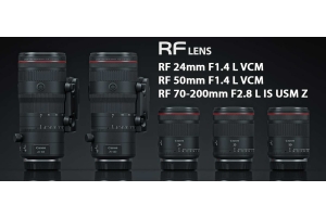 Die neuesten Hybridobjektive von Canon: 1,4/24mm, 1,4/50mm und 2,8/70-200mm