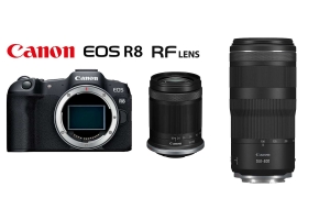 Das Canon EOS R8 Safari Set zum mieten